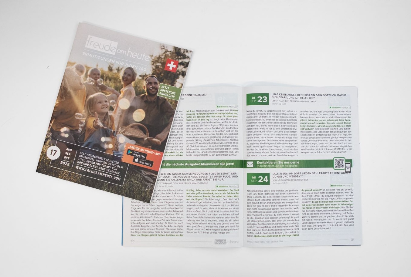 Freude am Heute Broschüre